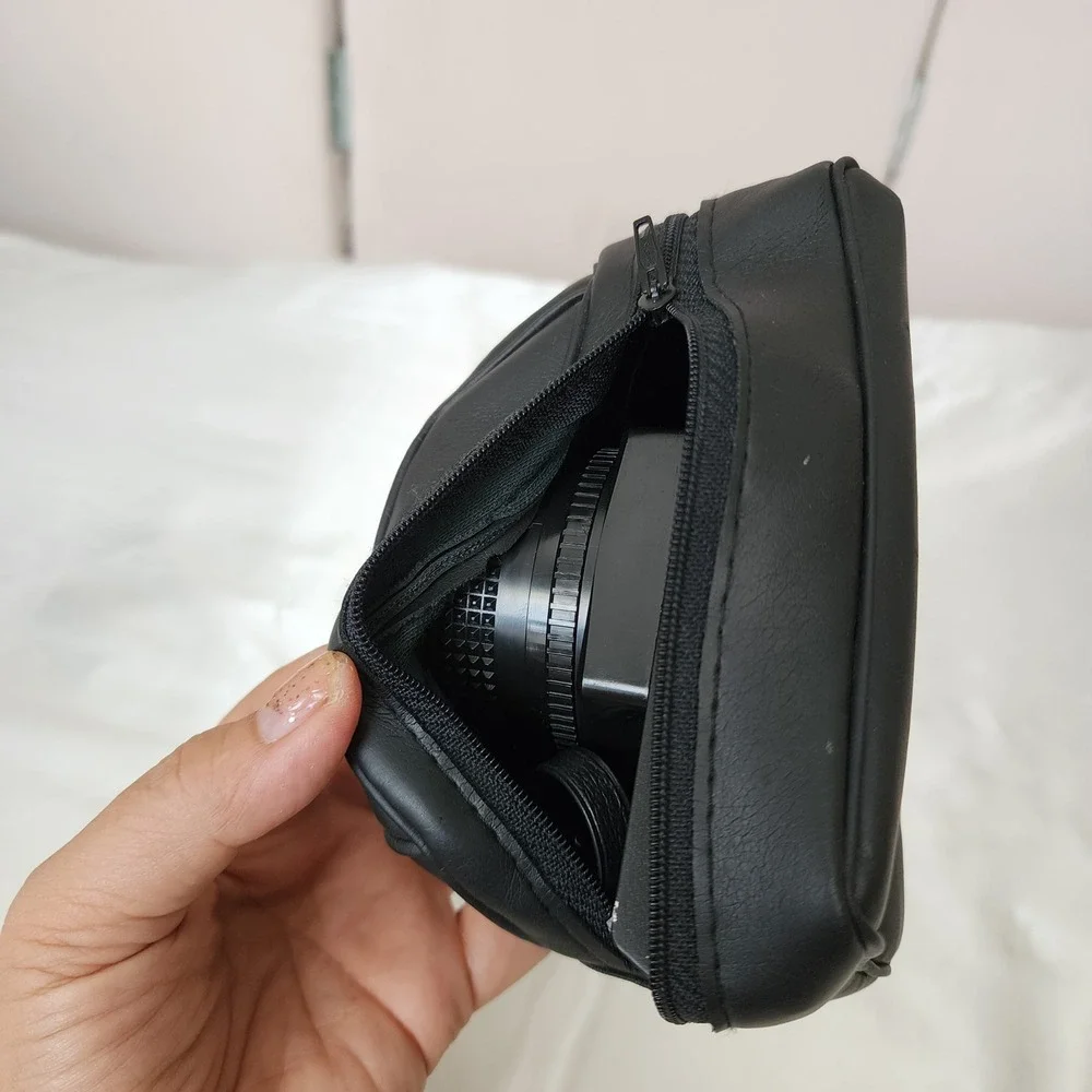 ☘️ Weston WX-7 35mm Film Camera with 50mm f/6.3 Lens and Carrying Case Black